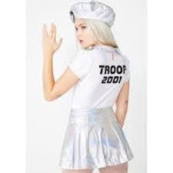 #6❤️ New Dolls Kill Space Cadet skirt and top only - Picture 6 of 8